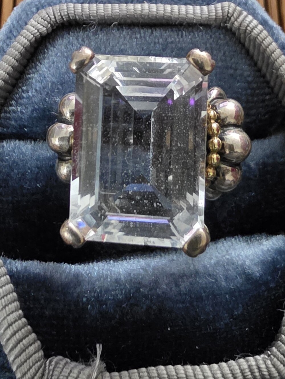 925,18k Lagos Topaz Ring - Picture 2 of 13